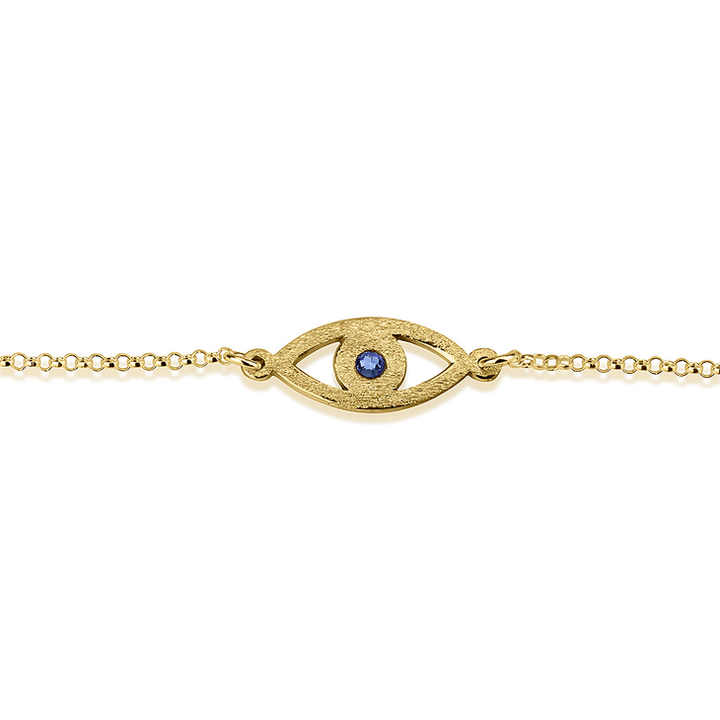 Evil Eye Birthstone Bracelet