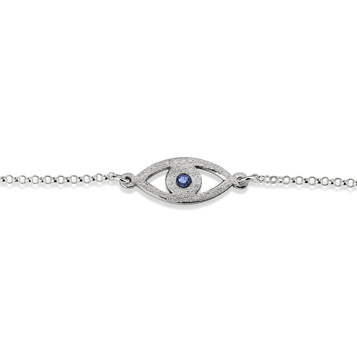 Evil Eye Birthstone Bracelet
