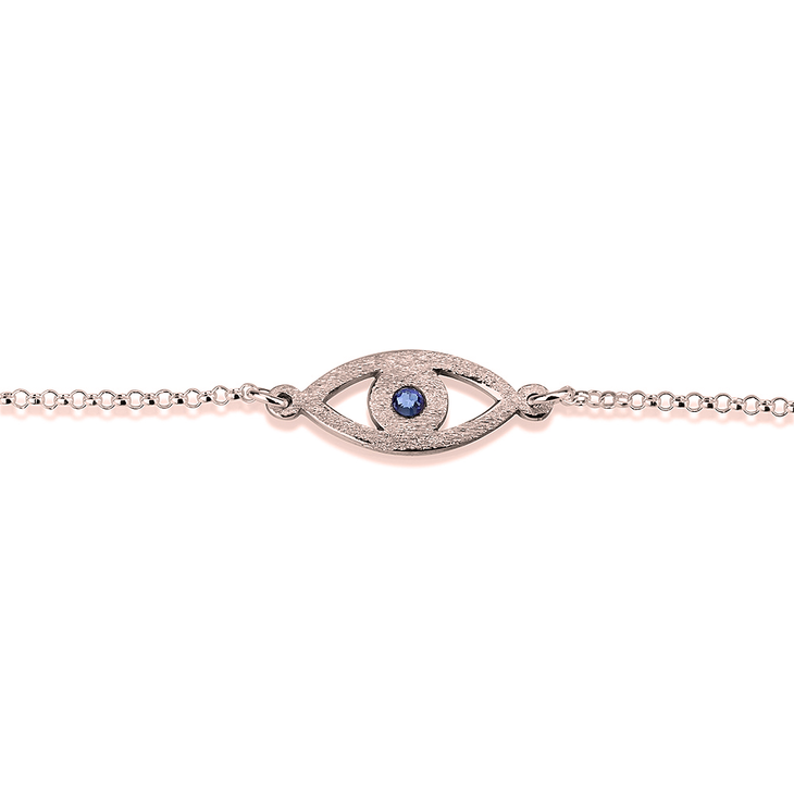 Evil Eye Birthstone Bracelet