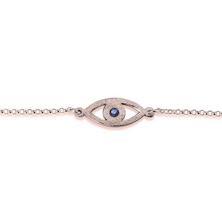 Evil Eye Birthstone Bracelet